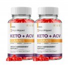 2 Pack Rapid Ripped ACV Gummies, RapidRipped For Weight Management - 120 Gummies