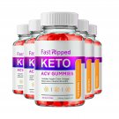 5 Pack Fast Ripped ACV Gummies, FastRipped for Weight Management - 300 Gummies
