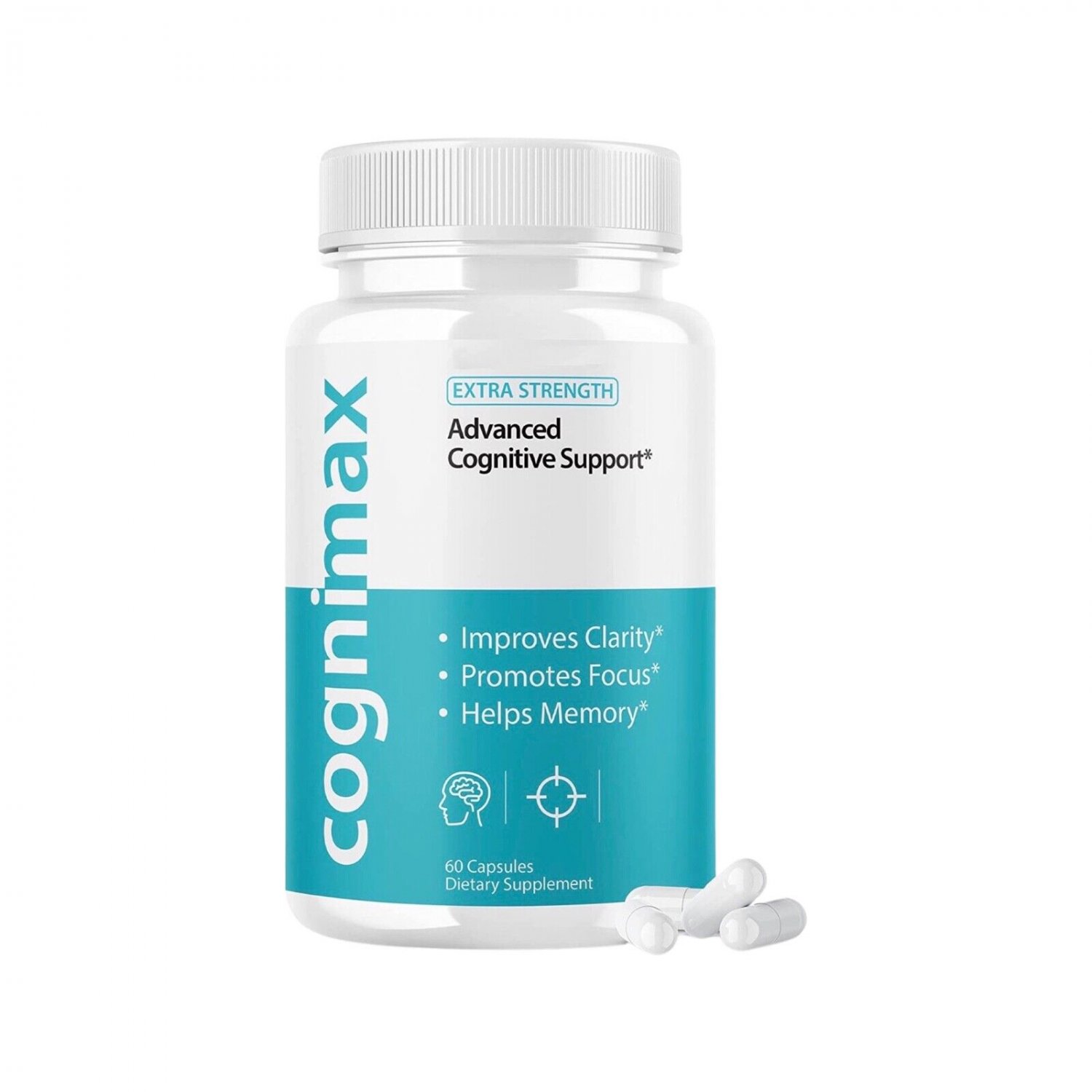 Cognimax Brain Supplement for Advanced Cognitive Support - 60 Capsules