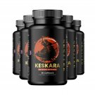 5 Pack Keskara Capsules for Male Performance and Vitality - 300 Capsules