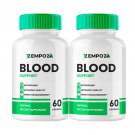 2 Pack Zempoza Blood Support Capsules Natural Dietary Supplement - 120 Capsules