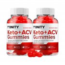 2 Pack Trinity Keto ACV Gummies Vegan Weight Loss Supplement - 120 Gummies