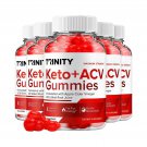 5 Pack Trinity Keto ACV Gummies Vegan Weight Loss Supplement - 300 Gummies