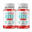 2 Pack Slim Plus Keto Gummies SlimPlus Keto ACV Gummies - 120 Gummies