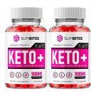 2 Pack Slim Bites Keto ACV Gummies SlimBites Weight Loss - 120 Gummies