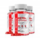 3 Pack Ketosyn Keto ACV Gummies Weight Loss 1000mg - 180 Gummies