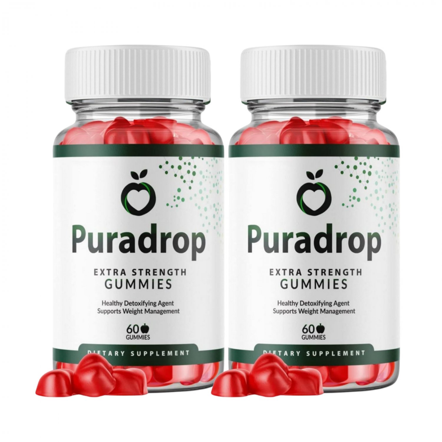 2 Pack Pura Drop Extra Strength PuraDrop Gummies - 120 Gummies