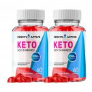 2 Pack Perfitly Active Keto ACV Gummies 1000mg - 120 Gummies
