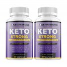 2 Pack Keto Strong Pills Natural Formula For Weight Loss - 120 Capsules
