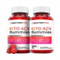 2 Pack Anatomy One Keto ACV Gummies, Anatomy One Gummies - 120 Gummies