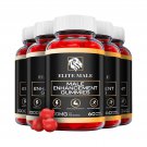 5 Pack Elite Male - All Natural Enhancement Support For Men - 300 Gummies