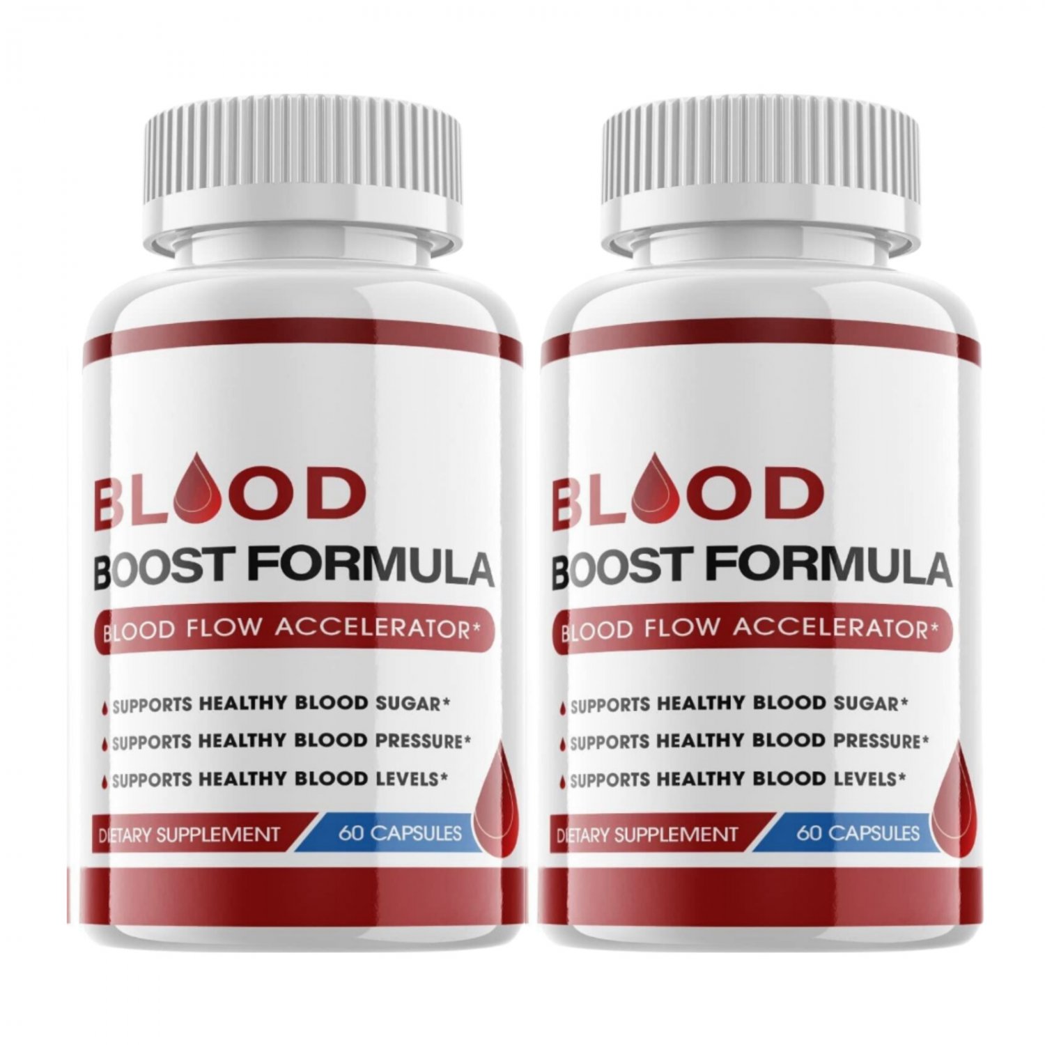 2 Pack Blood Boost Formula - Blood Sugar Supports Glucose - 120 Capsules
