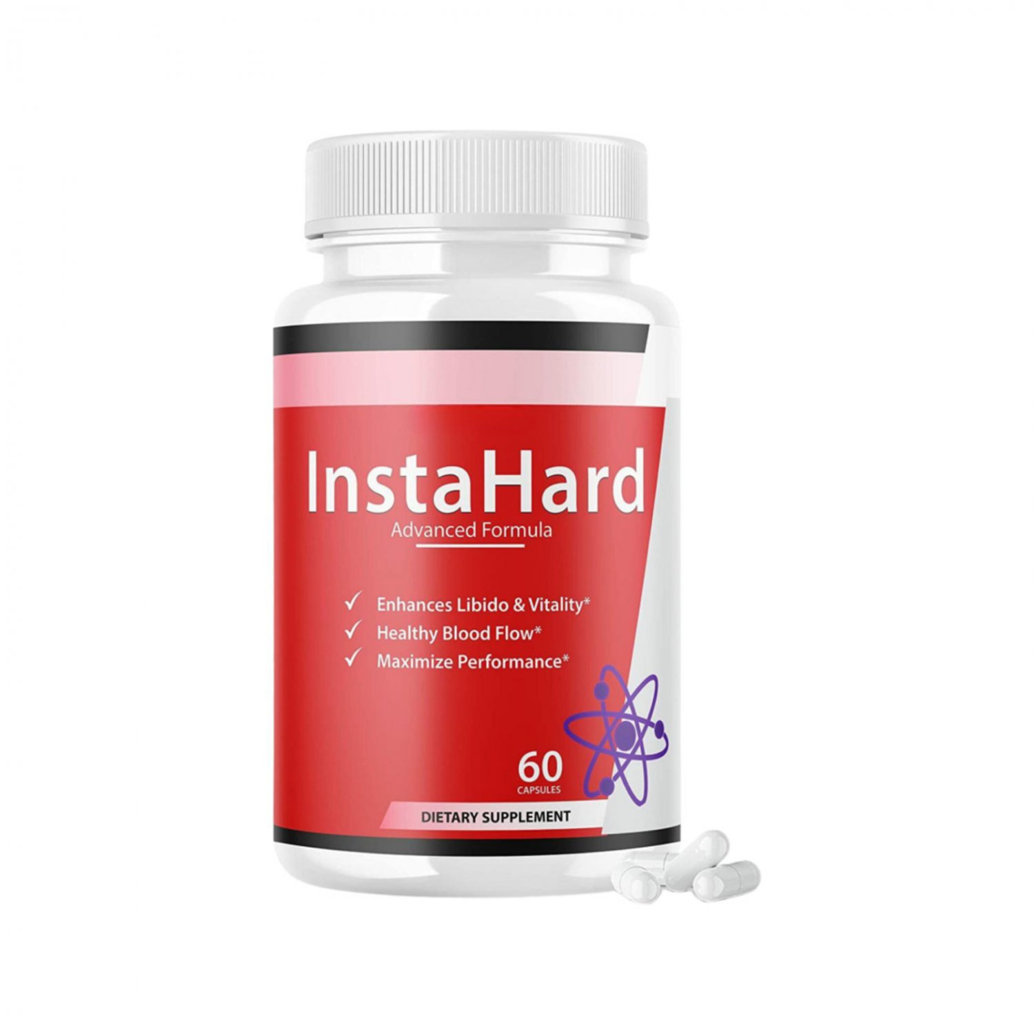 InstaHard Capsules Extra Strength Insta Hard Supplement - 60 Capsules