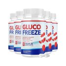5 Pack GlucoFreeze Pills for Blood Sugar Support Gluco Freeze - 300 Capsules