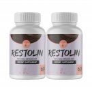2 Pack Restolin Capsules Natural Hair Support Supplement - 120 Capsules
