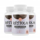 3 Pack Restolin Capsules Natural Hair Support Supplement - 180 Capsules