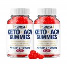 2 Pack 1st Choice Keto ACV Gummies, 1st Choice for Weight Loss - 120 Gummies
