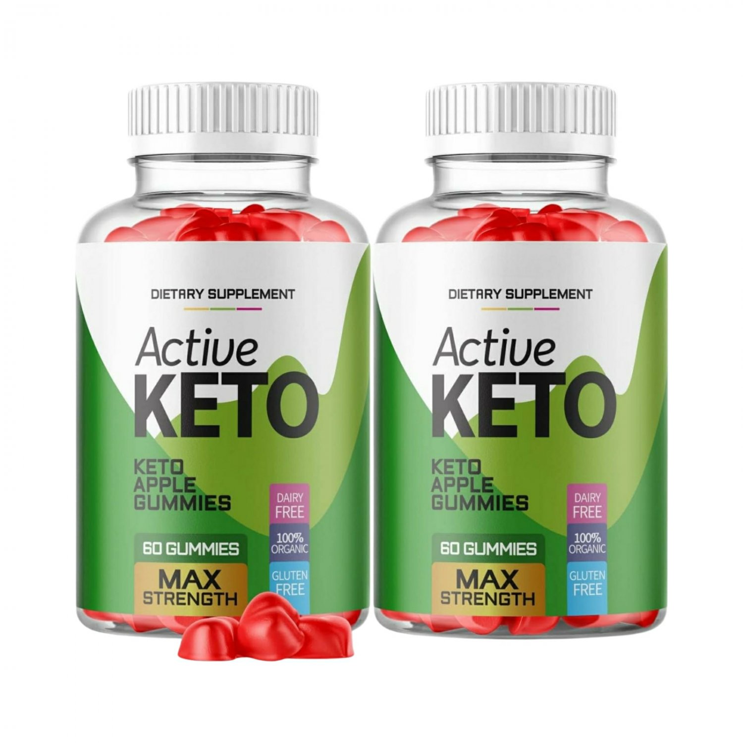 2 Pack Active Keto ACV Gummies, Active Keto Gummies for Weight Loss - 120 Gummies