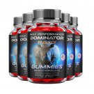 5 Pack Dominator Maxxx Gummies, Dominator Max Performance - 300 Gummies
