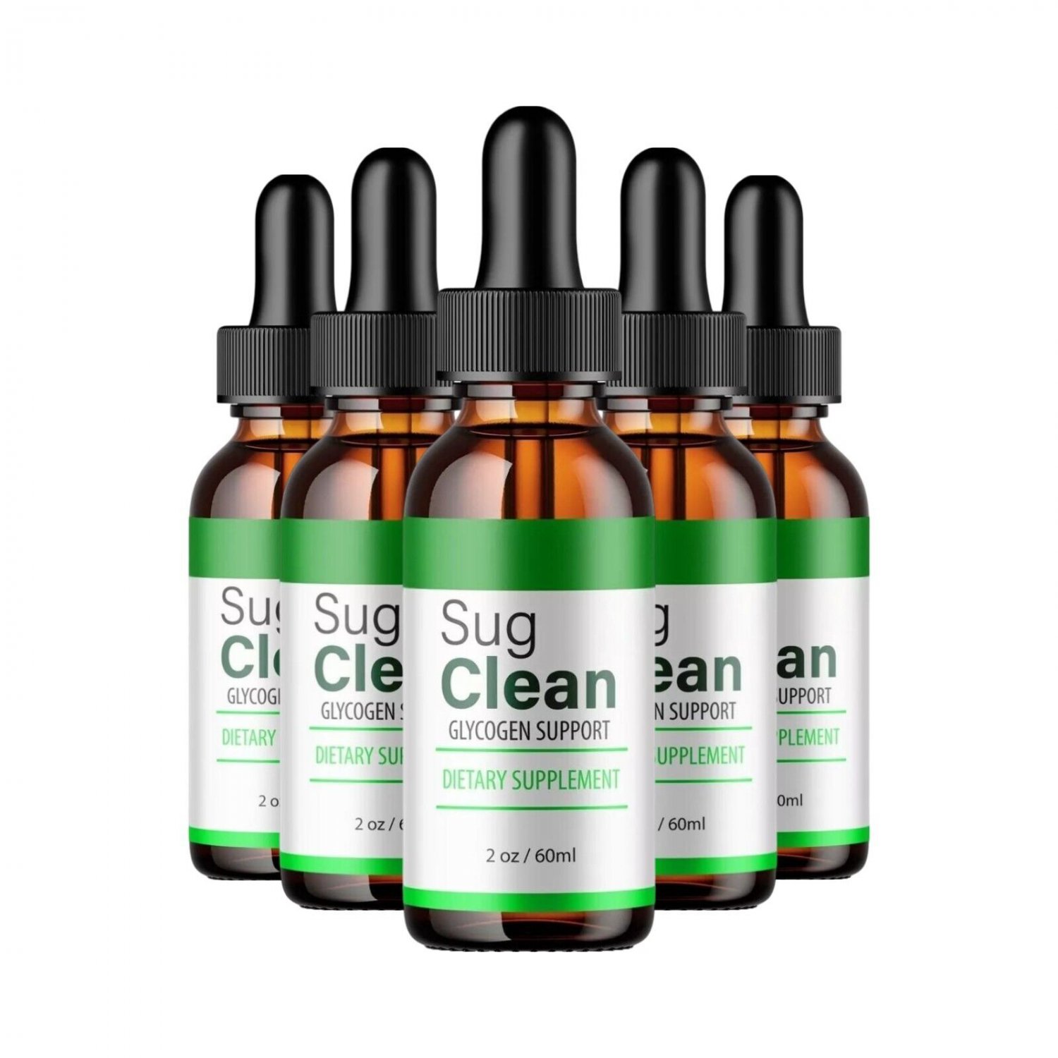 5 Pack Sug Clean Drops - SugClean Drops Glycogen Support Dietary Supplement