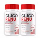 2 Pack Gluco Renu, Glyco Optimizer Blood Balance GlucoRenu Pills - 120 Capsules