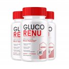 3 Pack Gluco Renu, Glyco Optimizer Blood Balance GlucoRenu Pills - 180 Capsules