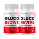2 Pack Gluco Revive Blood Support Supplement GlucoRevive Pills - 120 Capsules