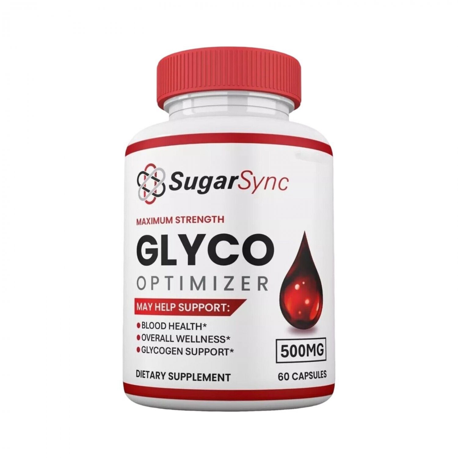 1 Pack Sugar Sync Glyco Optimizer, SugarSync for Glycogen Support - 60 Capsules