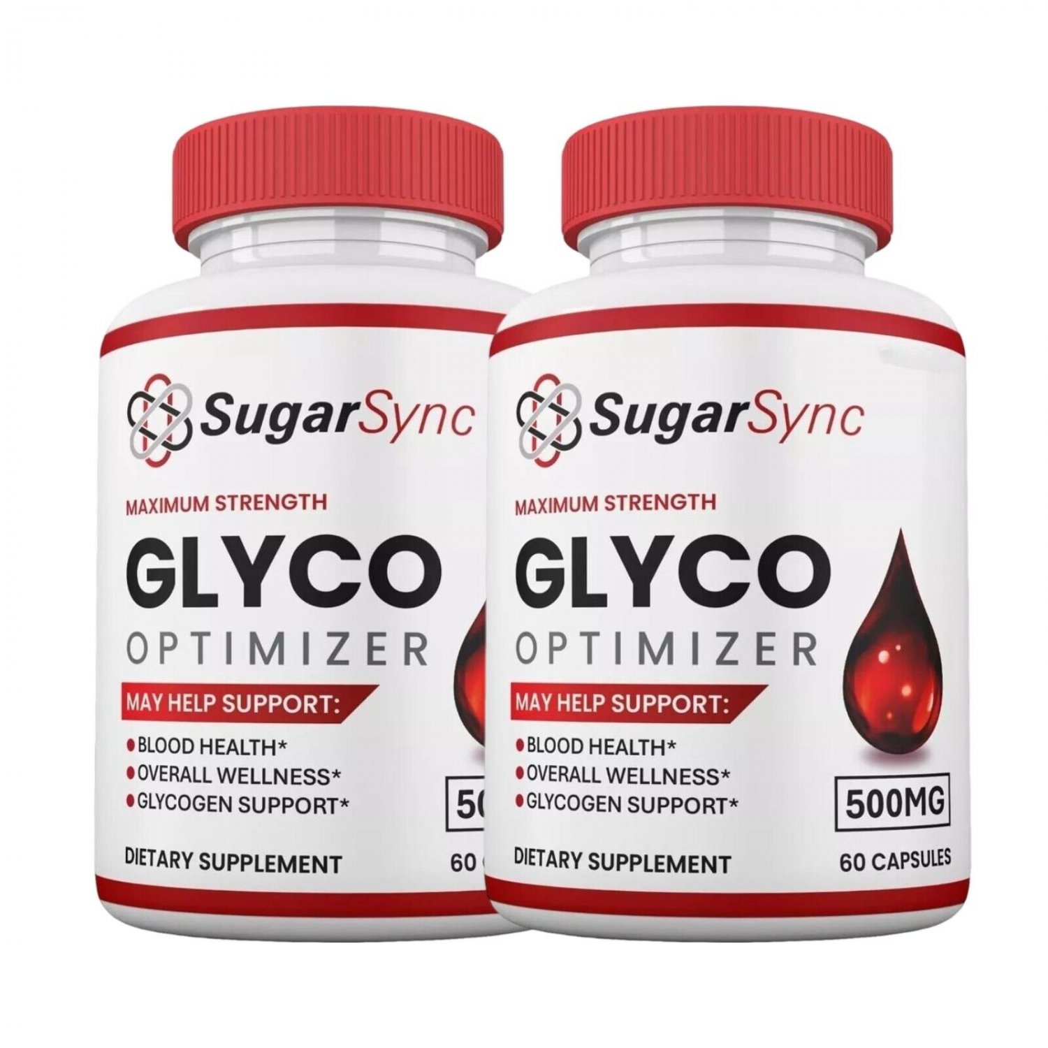 2 Pack Sugar Sync Glyco Optimizer, SugarSync for Glycogen Support - 120 Capsules