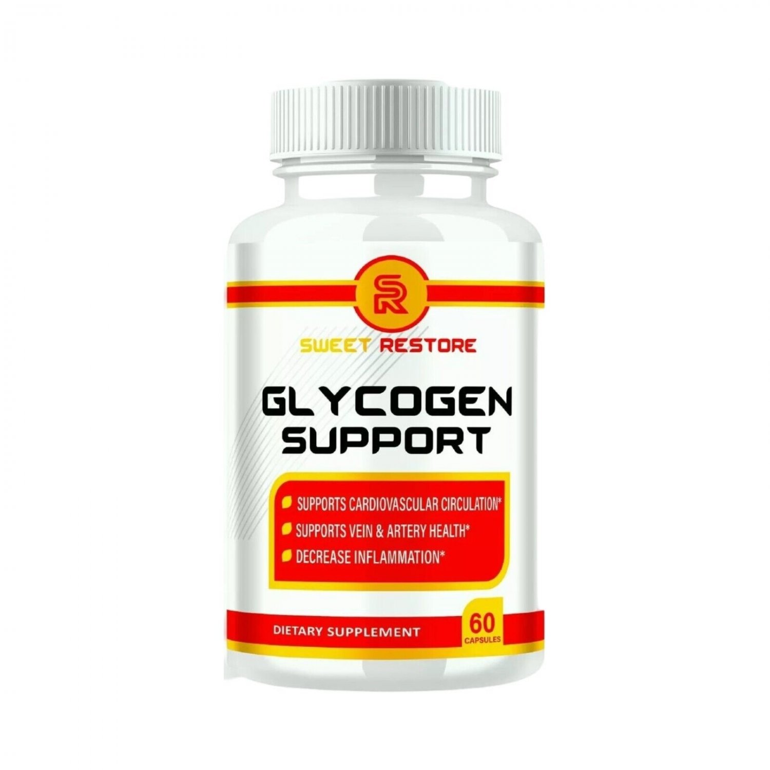 1 Pack Sweet Restore Glycogen Support to Regulate Blood Pressure - 60 Capsules