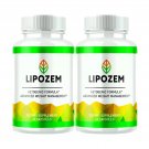 2 Pack Lipozem Advanced Support for Weight Loss and Gut Health - 120 Capsules