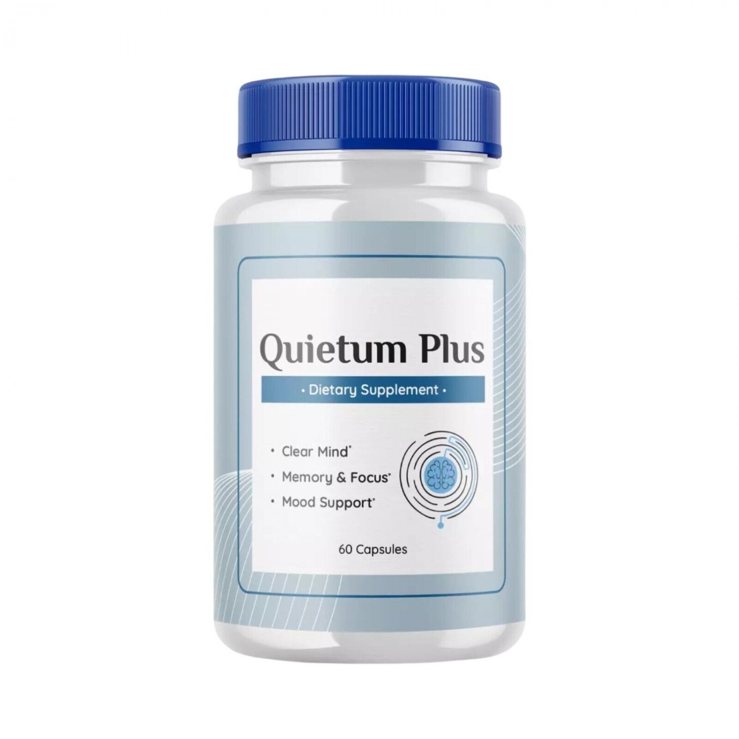 1 Pack Quietum Plus, Quietum Tinnitus Relief & Reduced Ear Ringing - 60 Caps