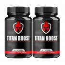 2 Pack Titan Boost for Men Advanced Formula for Male Support - 120 Capsules