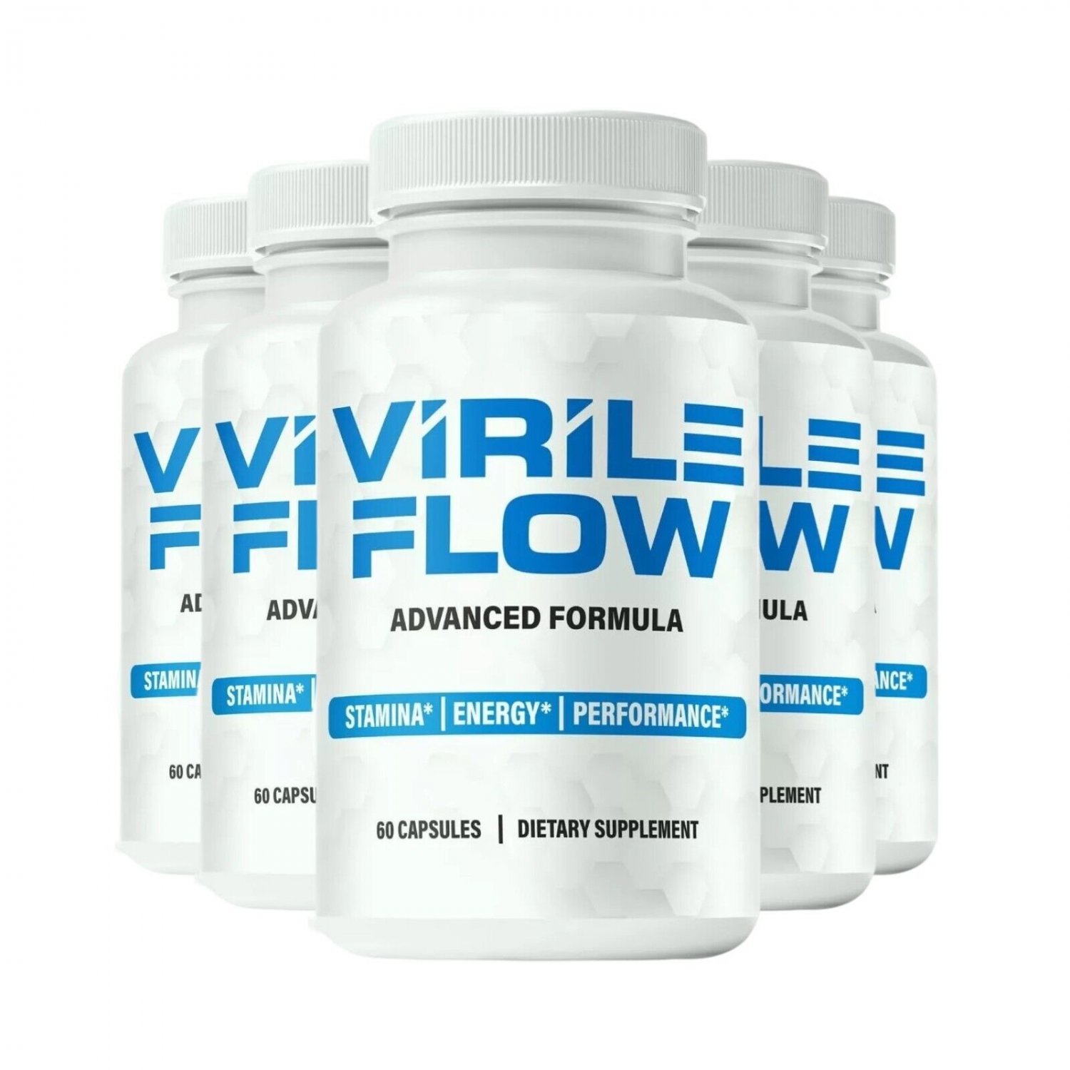 5 Pack Virile Flow for Men Capsules &acirc;�� VirileFlow Advanced Formula - 300 Caps