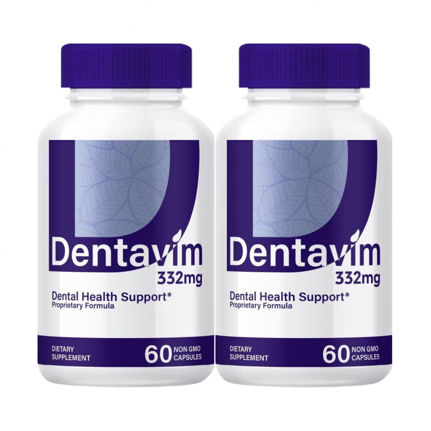 2 Pack Dentavim Advanced Dental Support for Healthy Teeth & Gums - 120 Caps