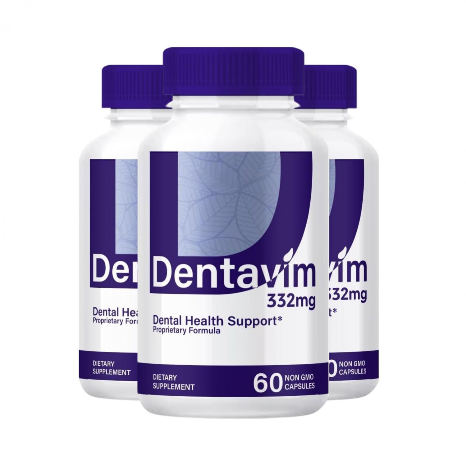3 Pack Dentavim Advanced Dental Support for Healthy Teeth & Gums - 180 Caps