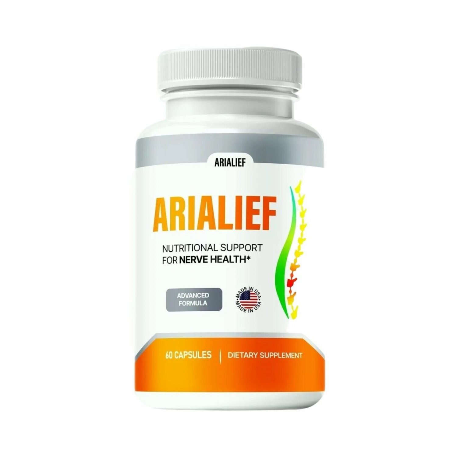 1 Pack Arialief Sciatic Relief Capsules Aria Lief Capsules - 60 Capsules