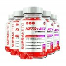 5 Pack SupraKeto Keto ACV Gummies - Supra Keto ACV Gummies - 300 Gummies