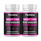 2 Pack Femina Night Time Capsules for Women Weight Management - 120 Capsules