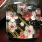 Handmade Japanese Glass Pendant Flowers w Matching Gift
