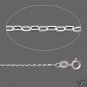 925 sterling silver chain, 1.4mm flat cable, 18 inch