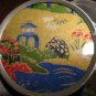 Handmade Glass Pendant Temple Garden w/ Matching Gift