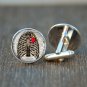 Heart and Rib Cage Cufflinks – Unique Anatomical Jewelry | Custom Gift for Groom