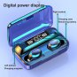 F9-5 TWS Bluetooth Earphones Wireless Headphones 8D Stereo Sports Waterproof
