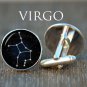 Virgo Zodiac Cufflinks – Custom Virgo Star Sign Jewelry | Elegant Wedding Gift