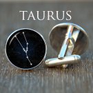 Taurus Zodiac Cufflinks – Custom Taurus Star Sign Jewelry | Elegant Wedding Gift