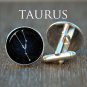 Taurus Zodiac Cufflinks – Custom Taurus Star Sign Jewelry | Elegant Wedding Gift