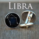 Libra Constellation Cufflinks Zodiac Jewelry for Him | Custom Star Sign Cufflink