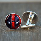 Deadpool Cufflinks Superhero Cufflinkns Wedding Cufflinks Marvel Cufflinks Groom