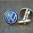 VW Cufflinks, Volkswagen Logo Cufflinks, Classic Car Cufflinks, Vintage VW